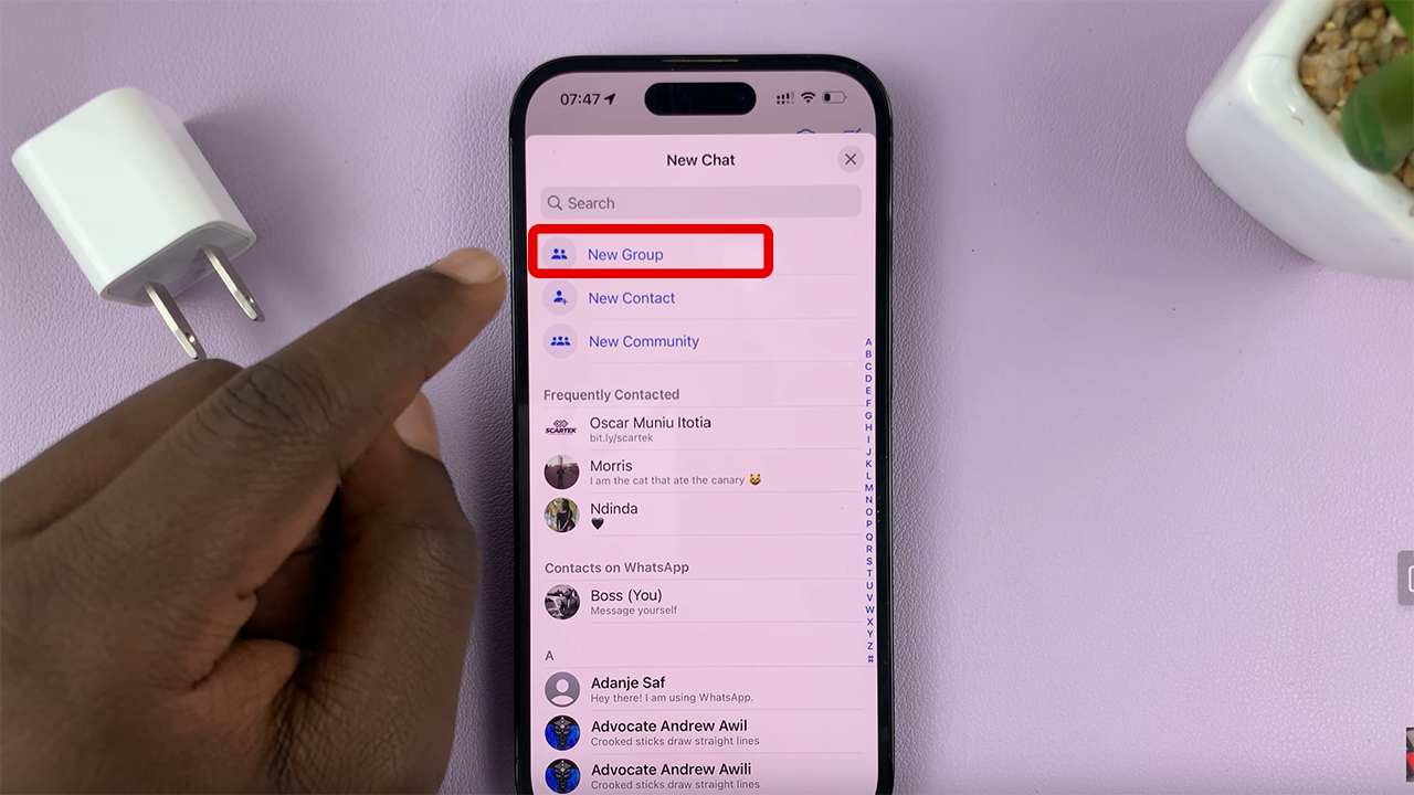 How To Create a Whatsapp Group On iPhone