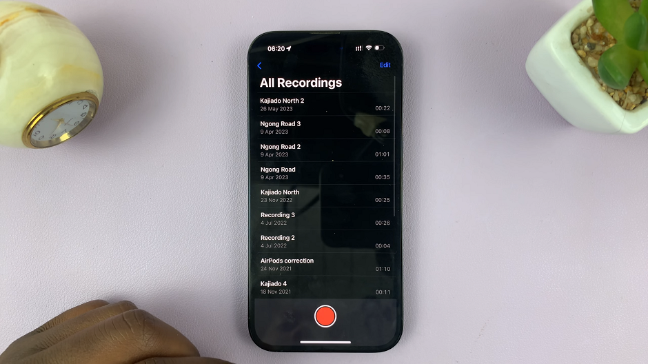 Voice Memos On iPhone