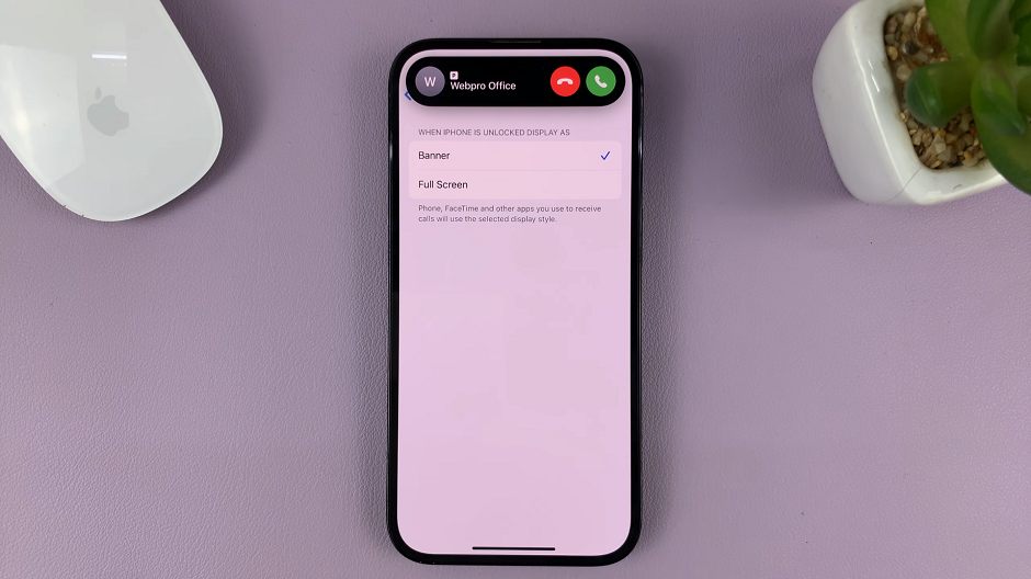 How To Change Incoming Call Interface To Banner On iPhone