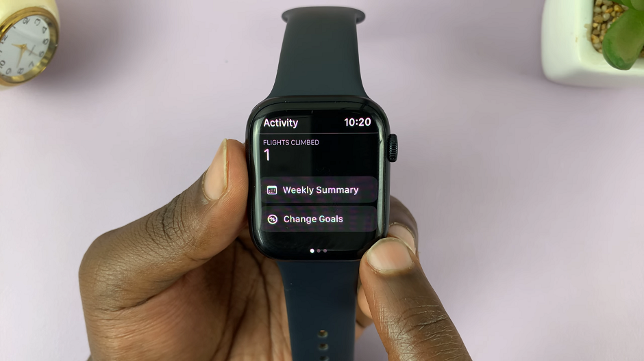 Change Activity Goals On Apple Watch