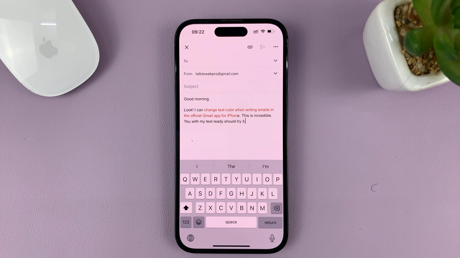 How to Change Text Color In Gmail App On iPhone