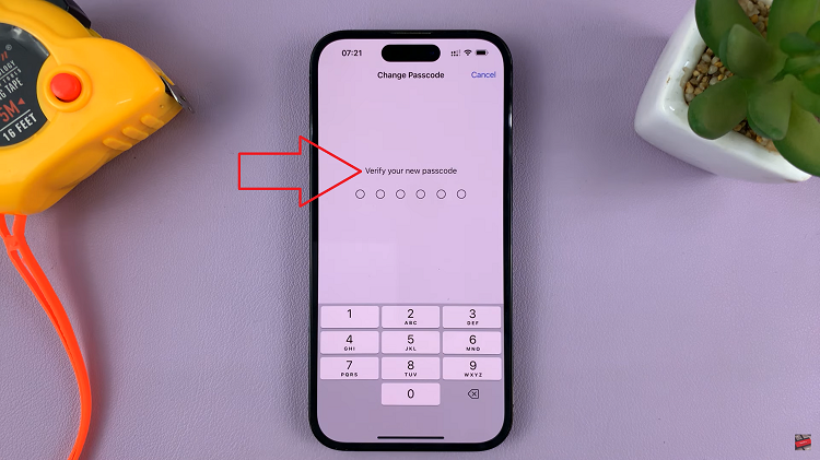Change The Passcode On iPhone