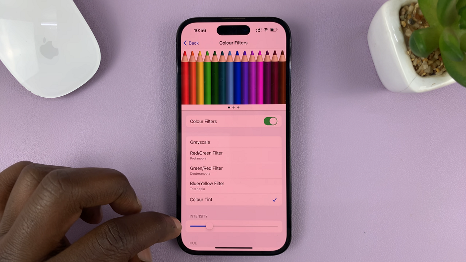 Enable Color Tint On iPhone