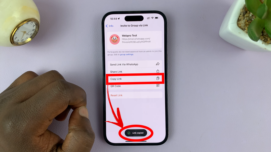 How To Copy WhatsApp Group Link