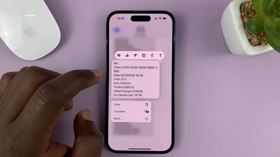 How To Copy A Text Message To Clipboard On iPhone