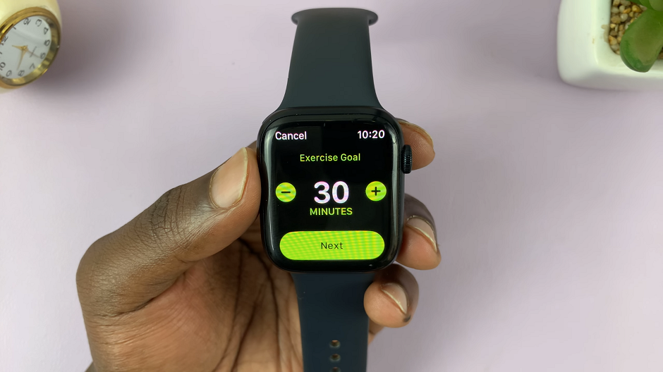 How To Change Exercise Goal On Apple Watch