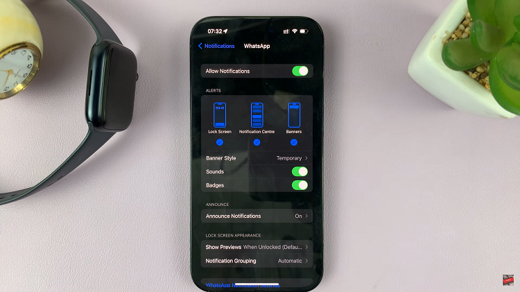 How To Allow WhatsApp Notifications On Apple Watch