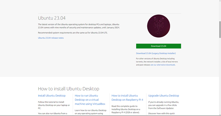 How To Download Ubuntu 23.04 ISO Image File