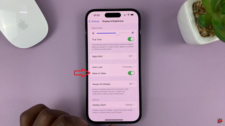 How To Enable & Disable 'Lift To Wake' On iPhone