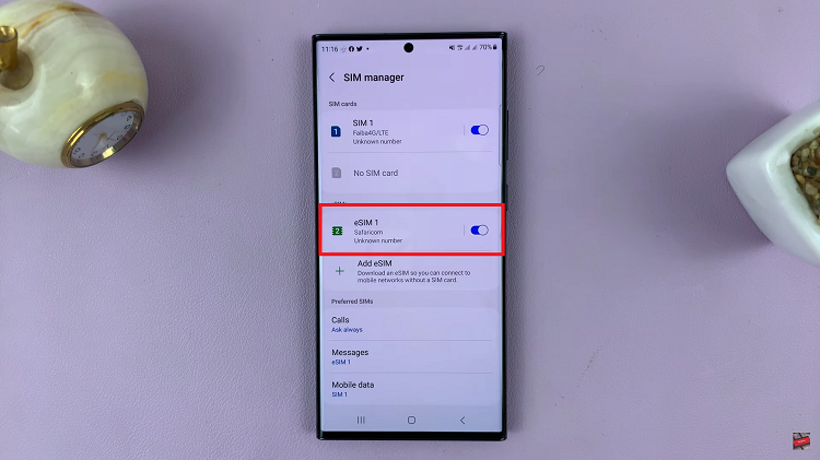 How To Remove ESIM From Samsung Phone