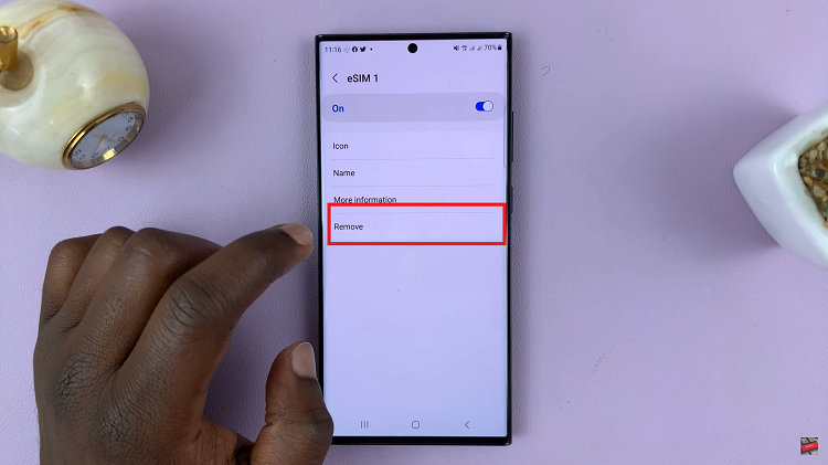How To Remove eSIM From Samsung Phone