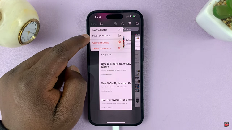 How To Save Scrolling Screenshots as JPEG On iPhone