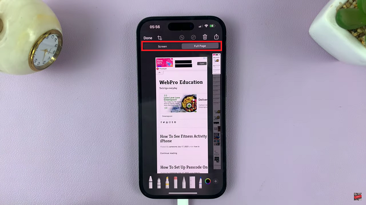 How To Save Scrolling Screenshots as JPEG On iPhone