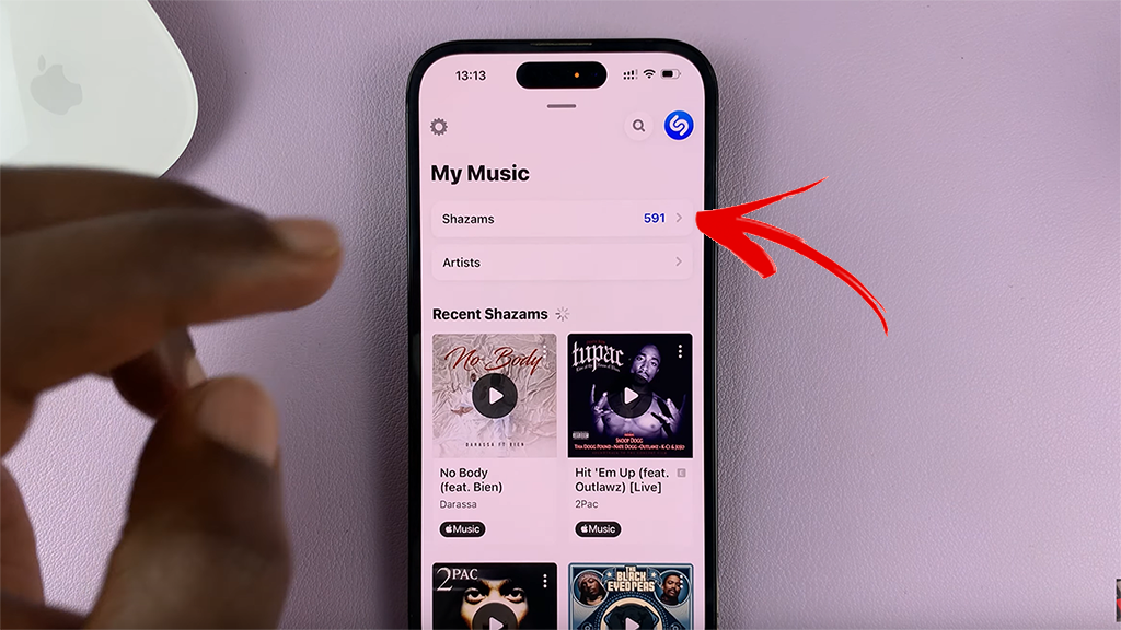 How To See Shazam History On iPhone