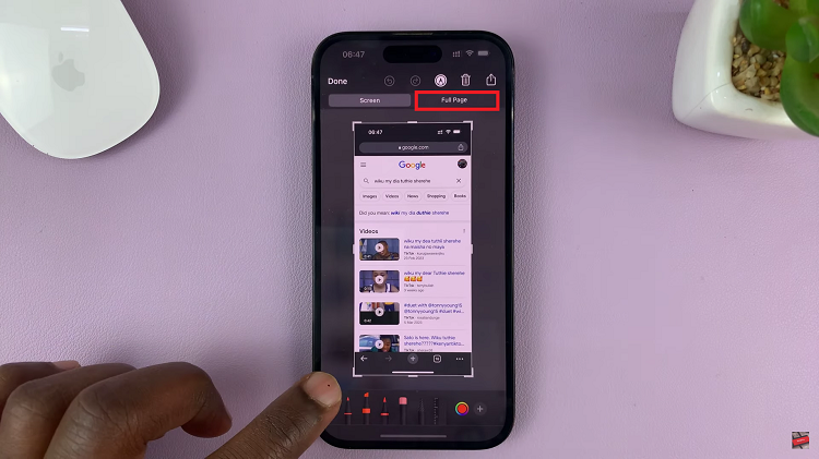 Take Full Page Screenshots On iPhone