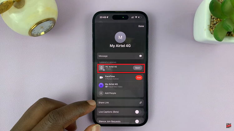 How To View Shared Screen In FaceTime Call