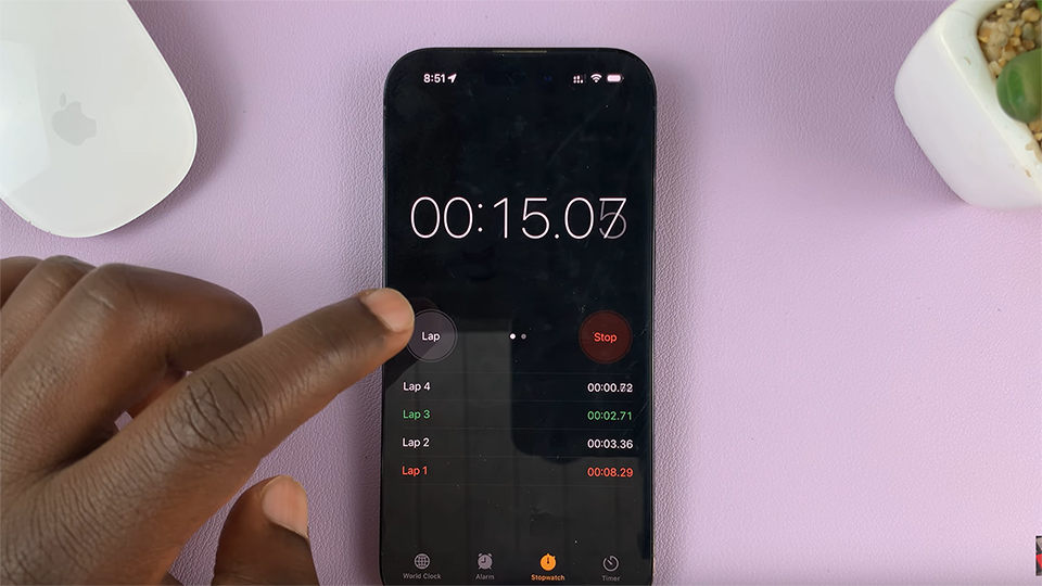 How To Use Stop Watch On iPhone
