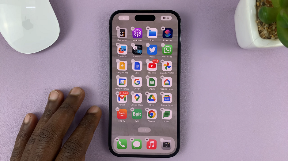 Jiggle Mode On iphone