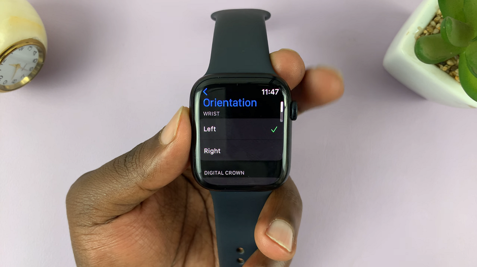 How To Change Apple Watch Orientation To Left