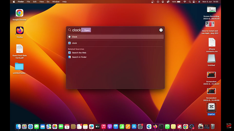 MacOS Ventura How To Set A Timer On MacBook