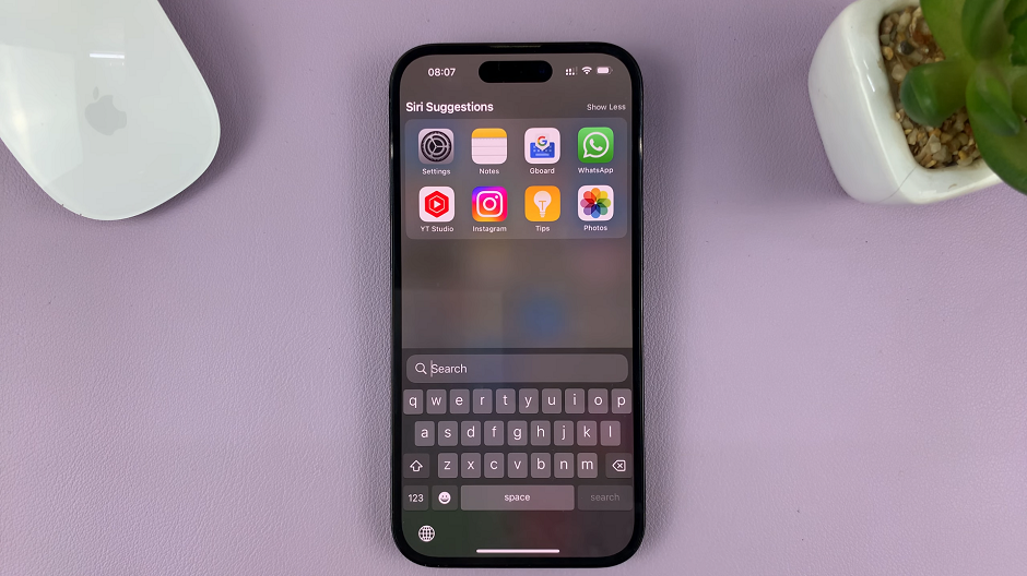 Disabled Voice Typing Microphone On iPhone
