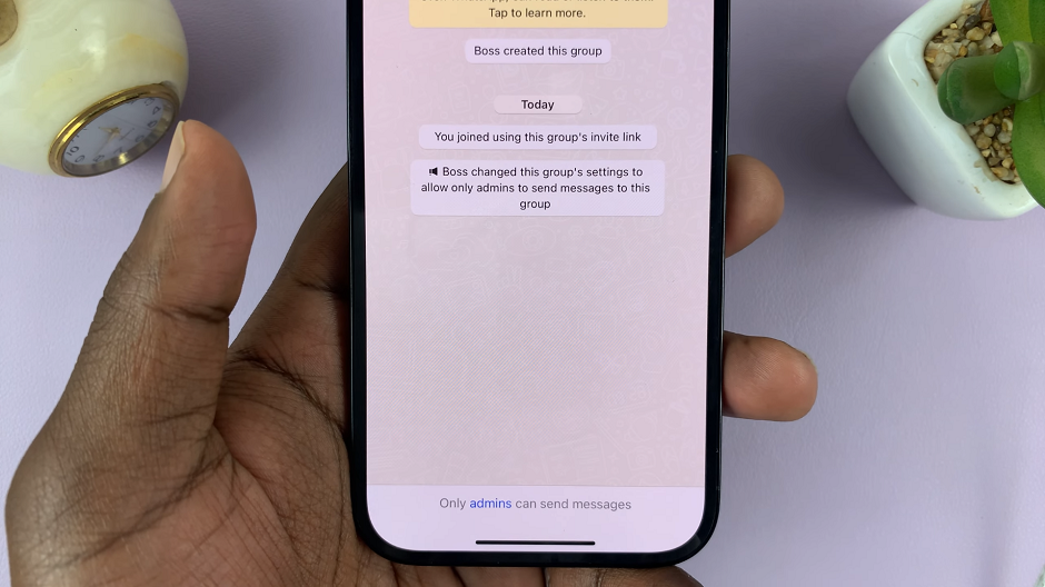 Prevent WhatsApp Group Members From Sending Messages To The Group