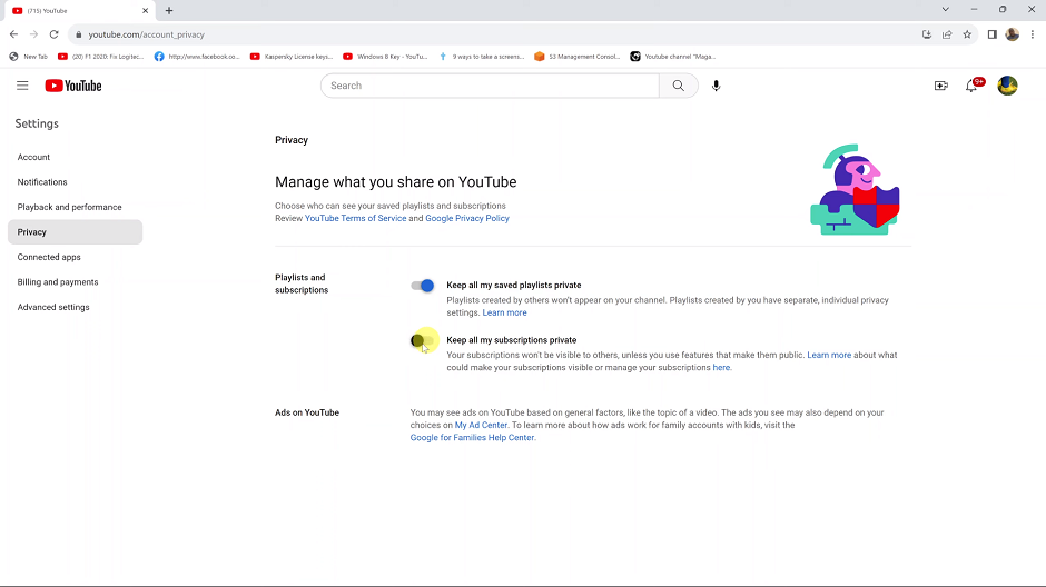 How To Make Your YouTube Subscriptions Public