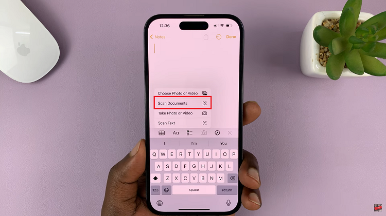 Scan PDF Document On iPhone