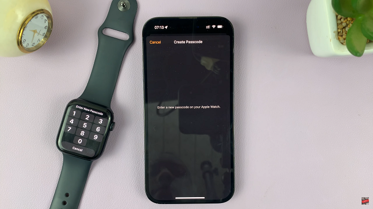 Set Up Apple Watch Passcode