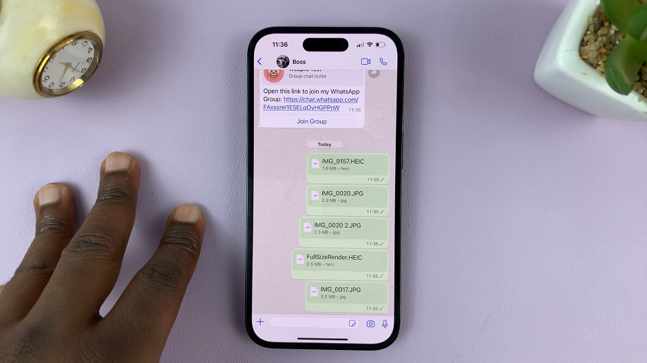 How To Send iPhone Photos as Documents On WhatsApp