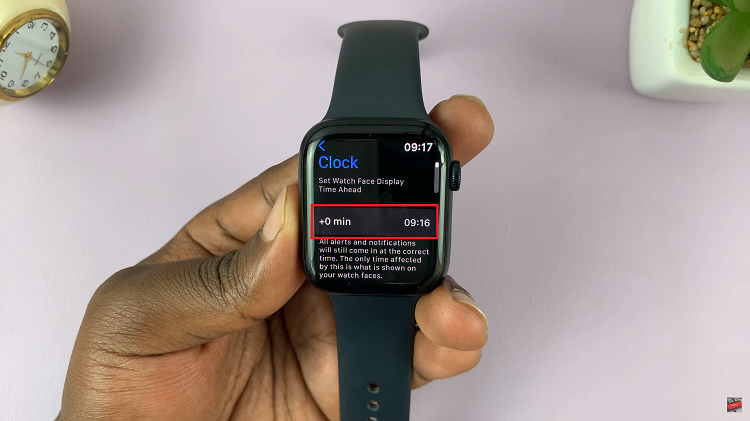 Set Time Ahead On Apple Watch