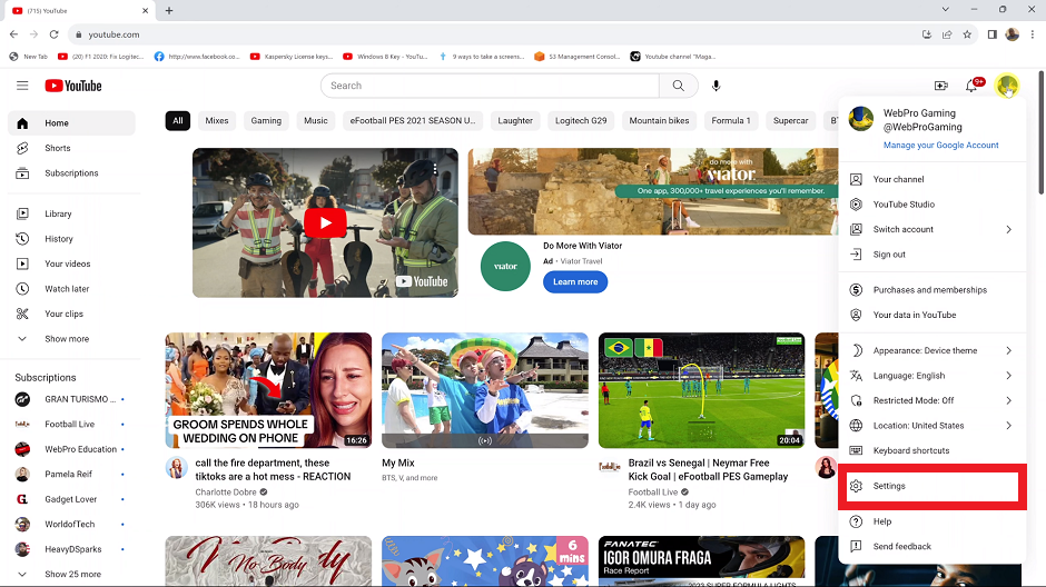 How To Hide Your YouTube Subscriptions