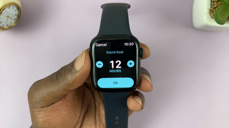 How To Change Stand Goal On Apple Watch