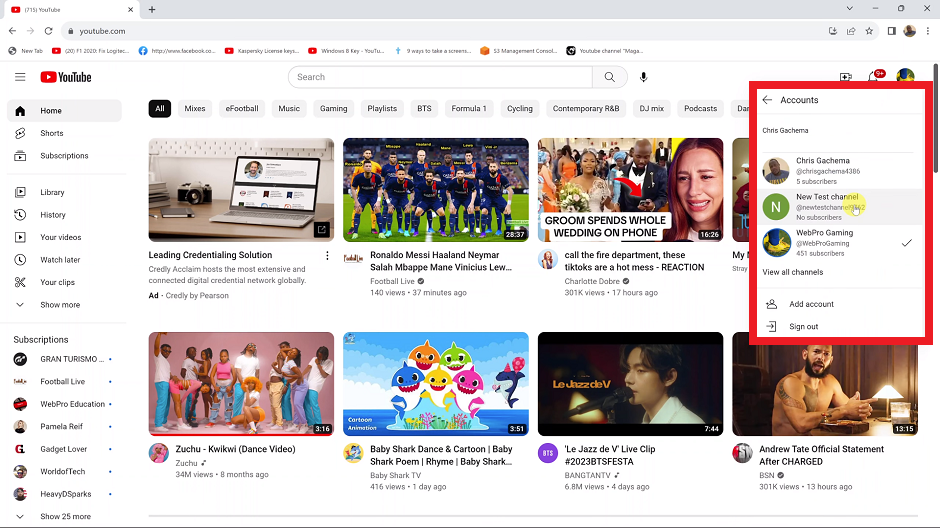 How To Hide Your YouTube Subscriptions