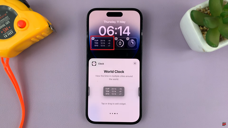 Add World Clock To iPhone Lock Screen