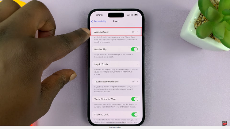 Enable Assistive Touch On iPhone
