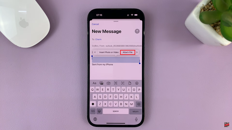 Attach Files To Email On iPhone