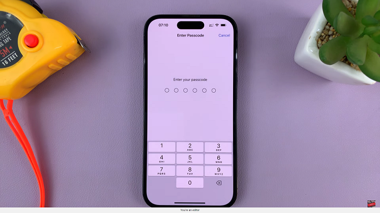 Disable Passcode On iPhone 
