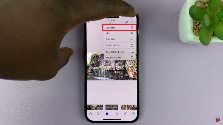 Duplicate Videos On iPhone
