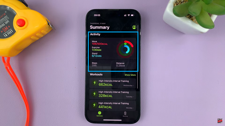 See Fitness Activity History On iPhone