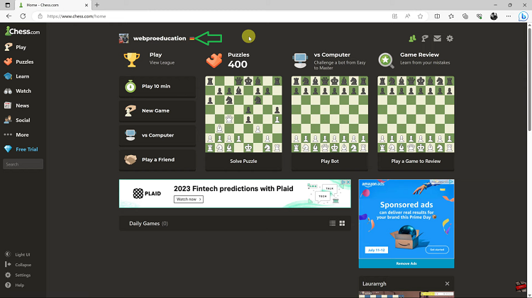 Hide Flag On Chess.com