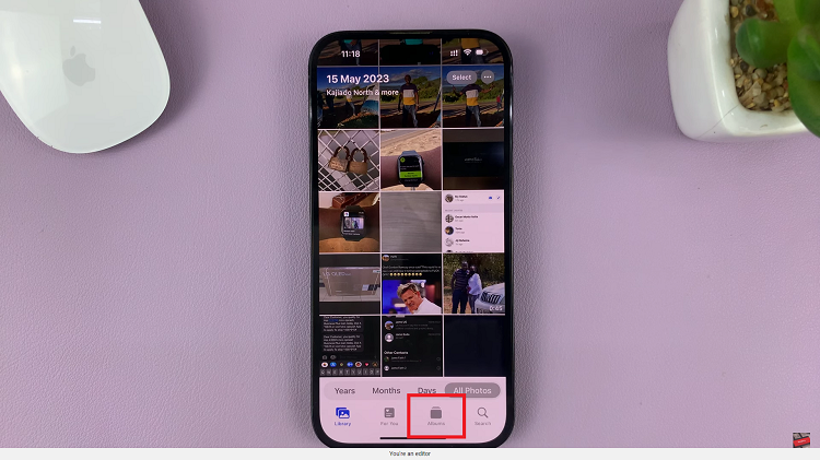 Organise Photo Albums On iPhone