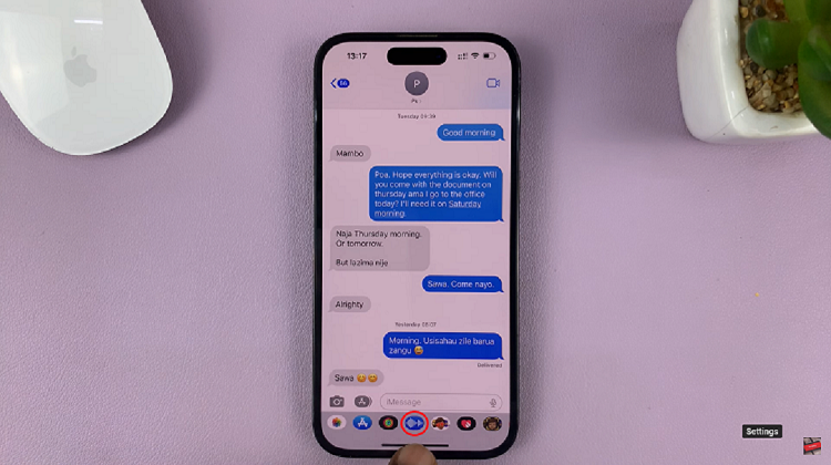 Send Audio Message On iPhone