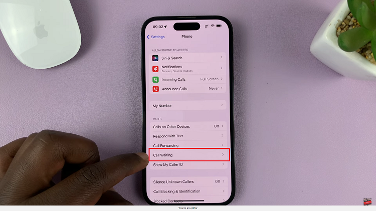 Set Up Call Waiting On iPhone