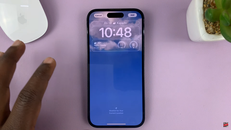 Use Weather Wallpaper On Lock Screen Of iPhone