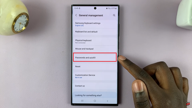 Add Google Password Manager To Home Screen On Samsung Galaxy S23