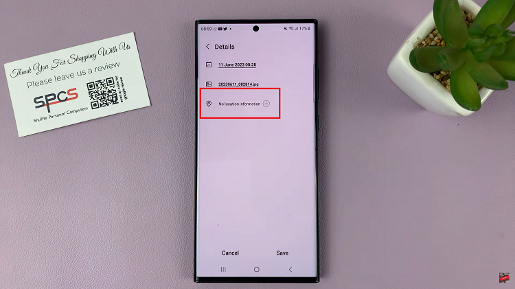 Add Location Information To Photos Taken On Samsung