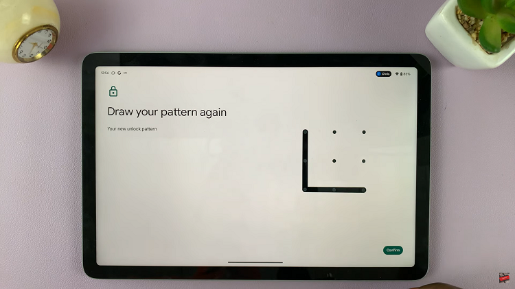 Add a Screen Lock Pattern To Google Pixel Tablet