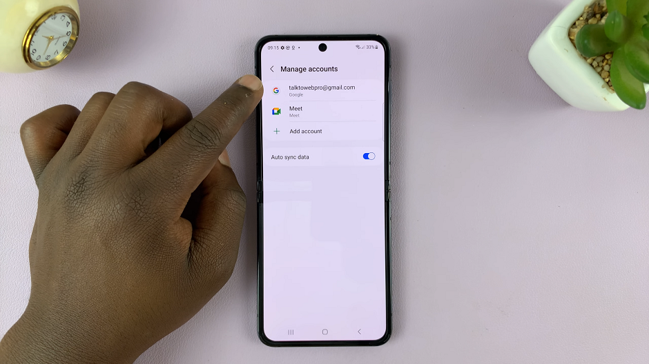 How To Add Google Account To Samsung Galaxy Z Flip 5