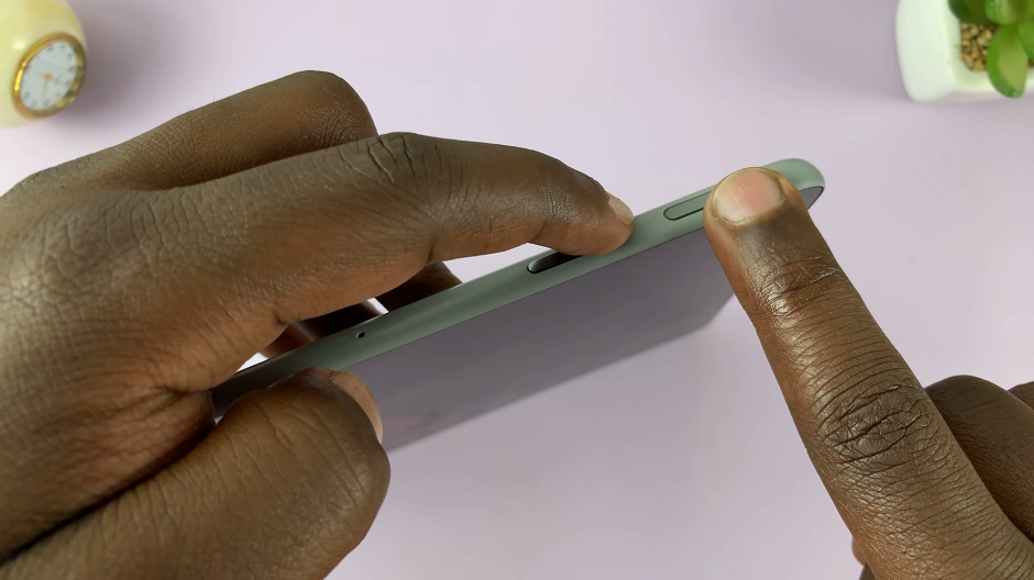 Volume Up + Power Button On google Pixel Tablet